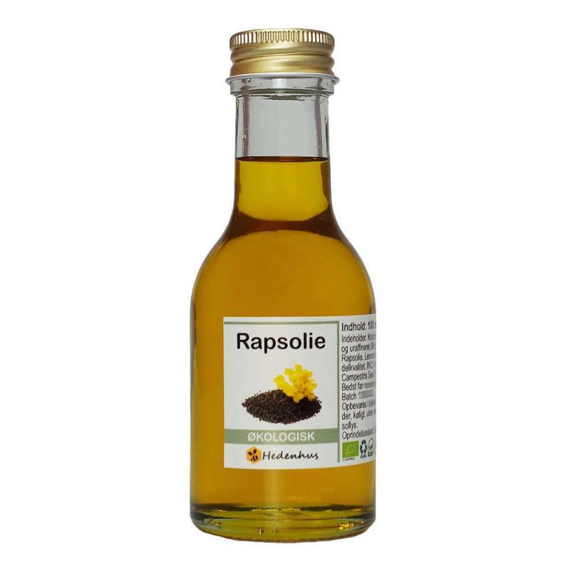 Økologisk Rapsolie 100 Ml - Koldpresset & Uraffineret