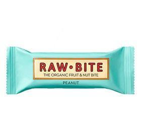 Rawbite Peanut Bull 50 G - Økologisk Nøddebar