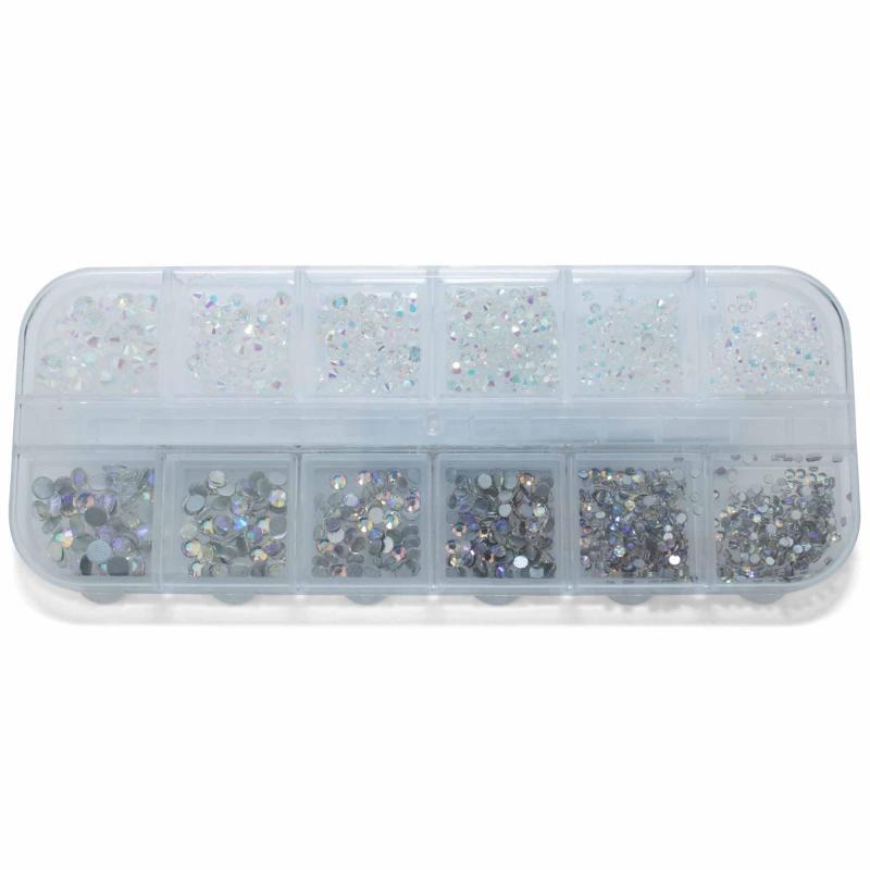 Rhinestone   Forskellige Farver   Krystal Glas Rhinesten   No  2