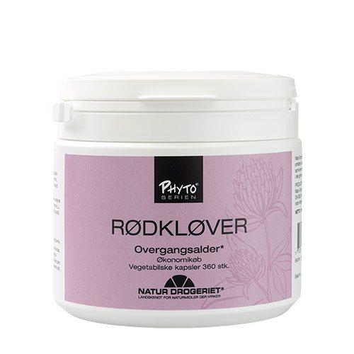 Rødkløver Kapsler 360 stk - Lindrer Overgangsalder Symptomer