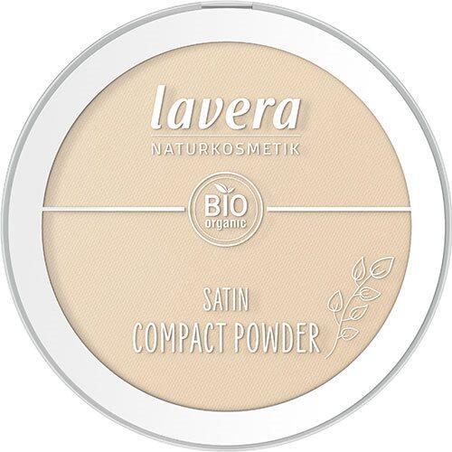 Lavera Satin Compact Powder Medium 02 - Naturlig Glød
