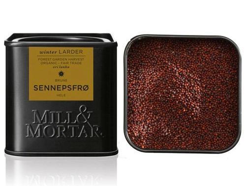Økologiske Brune Sennepsfrø - 50g fra Mill & Mortar
