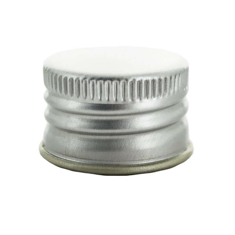 Skruelåg i Aluminium 24/410 - Tæt Lukning og Sølv Finish