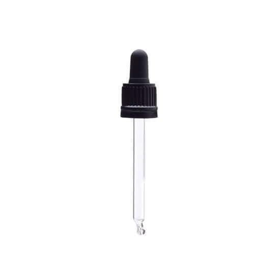 Sort Låg Med Pipette 89 Mm    50 Ml    Din 18