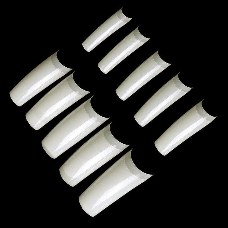 Square Negletipper Natur Clear Farver Kunstige Negle