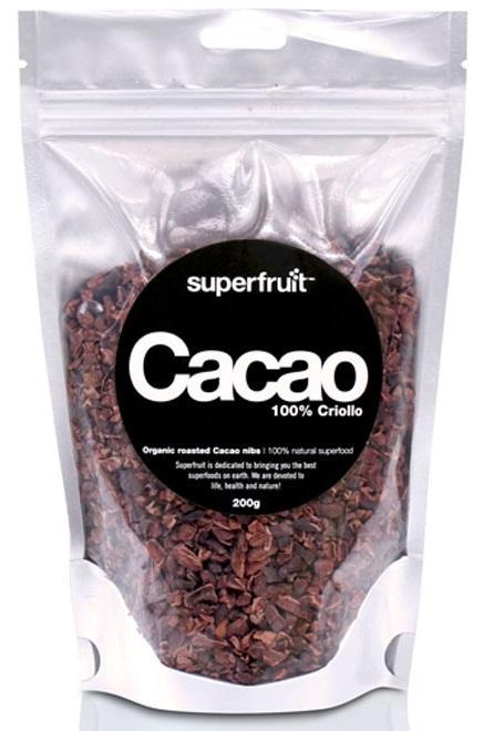 Superfruit Cacao Nibs 200g - Naturlig Skønhedssnack