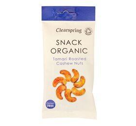 Økologiske Tamari Ristede Cashewnødder - 30 G