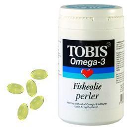 Tobis Fiskeolie Omega 3  200kap Perler
