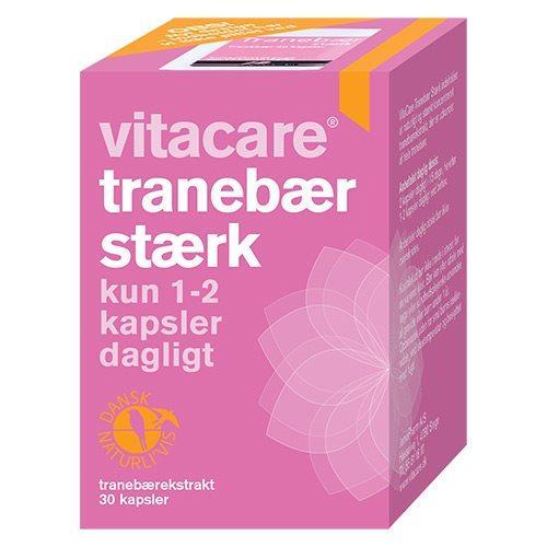 Vitacare Tranebær Stærk - 30 Kapsler til Sundhed