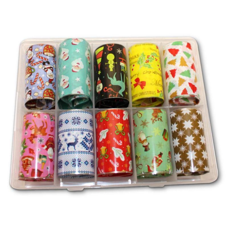 Neglefolie Jul No. 1 - Fantastisk Nail Art Design