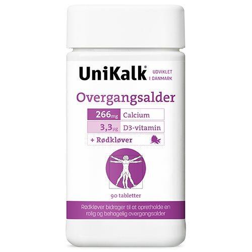 Unikalk Overgangsalder 90 tabletter - Styrk dit velvære