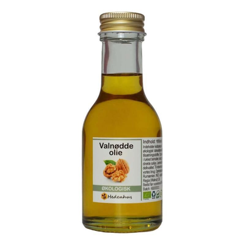 Økologisk Valnøddeolie Koldpresset 30 Ml - Skønhedseffekt!
