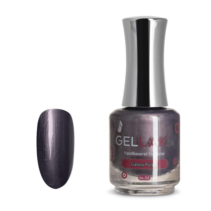 Vandbaseret Neglelak "Galaxy Purple" - 15 ml Gellak