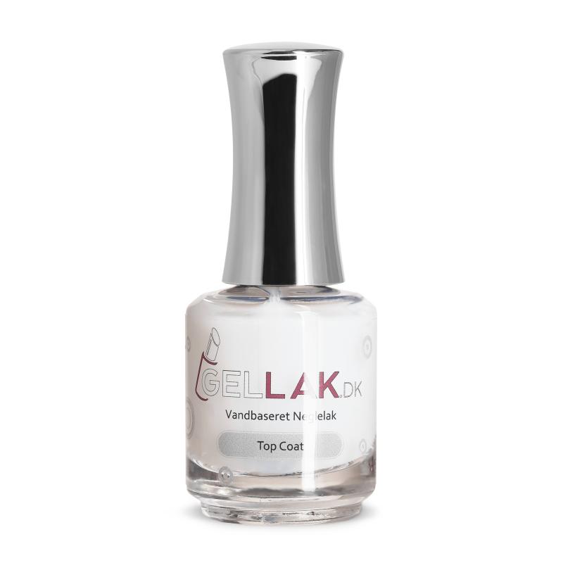 Vandbaseret Top Coat Neglelak - 15 Ml fra Gellak.dk