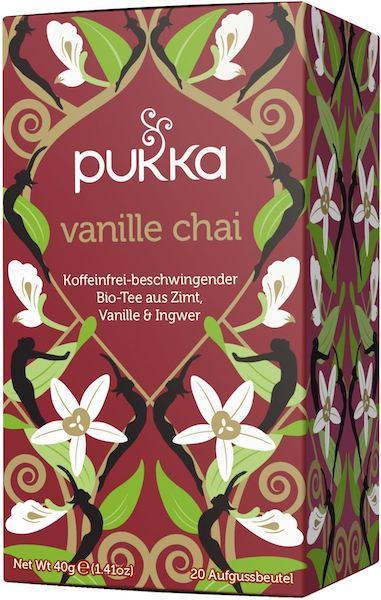 Pukka Vanilje Chai Te - 20 Breve med Økologiske Krydderier