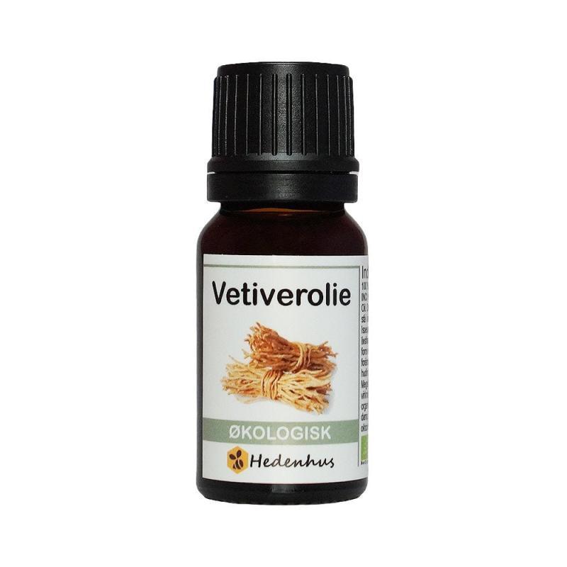 Økologisk Vetiverolie 2,5 ml - Æterisk olie på tilbud!