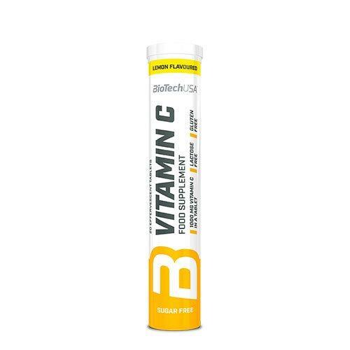 Biotech Vitamin C Brusetabletter 20 stk - Styrk dit immunforsvar