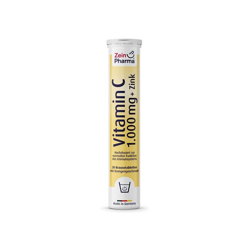 Zein Pharma C Vitamin 1000 Mg Brusetablet 20 Stk     Kosttilskud Til Voksne