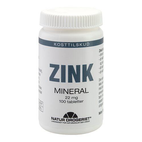 Natur Drogeriet Zink 100tab - Styrk dit immunsystem!