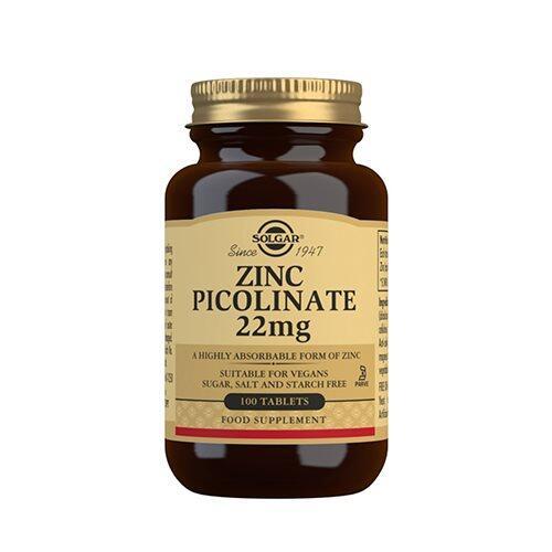 Solgar: Zink Picolinat 220mg 100tab