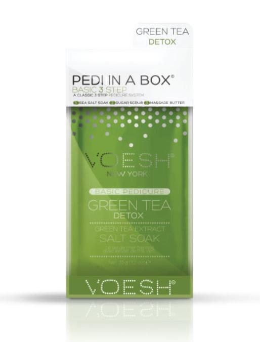 Voesh Pedi In A Box  Green Tea  3 Step