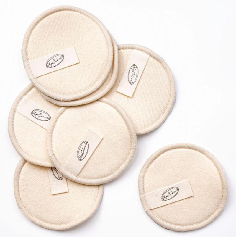 Genanvendelige Makeupfjerner Pads i Bambus - 7 Stk