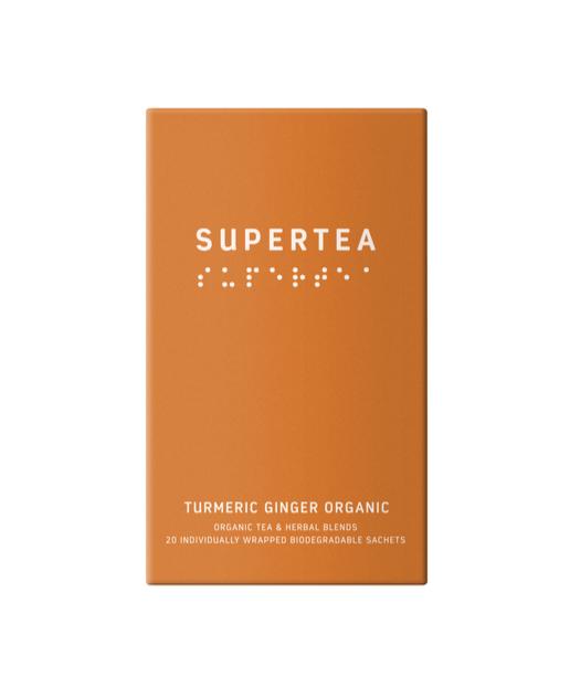Supertea Turmeric Ginger øko Tebreve 20stk
