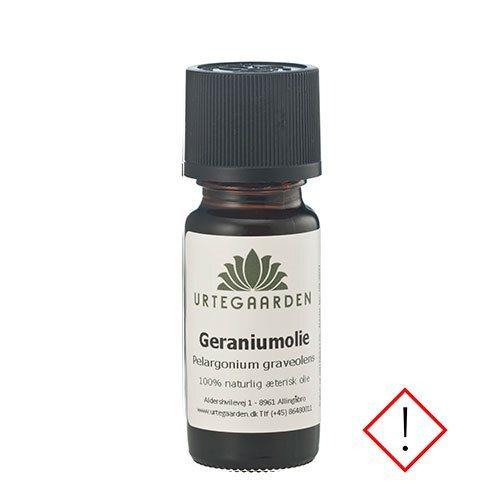 Urtegaarden Geraniumolie 10ml - Naturlig Aroma & Duft