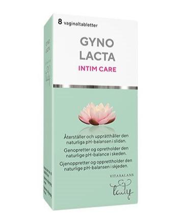 Gynolacta Intime Care - 8 tabletter til intimpleje