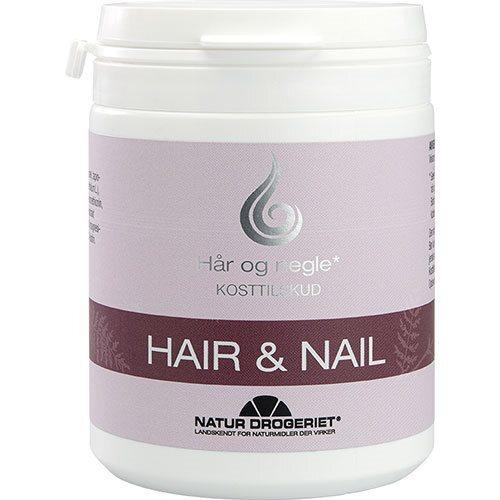 Natur-Drogeriet Hår & Negle 120 kapsler – Styrk dit hår!