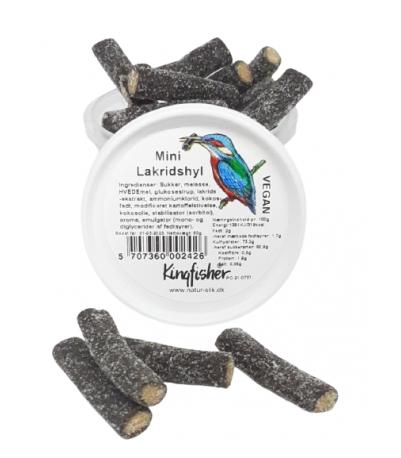 Kingfischer Mini Lakridshyl Vegan 60g