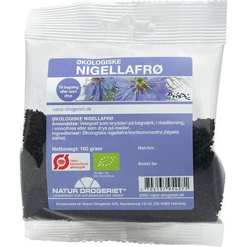 Natur Drogeriet Nigellafrø Økologisk 100g - Skønhedsboost!