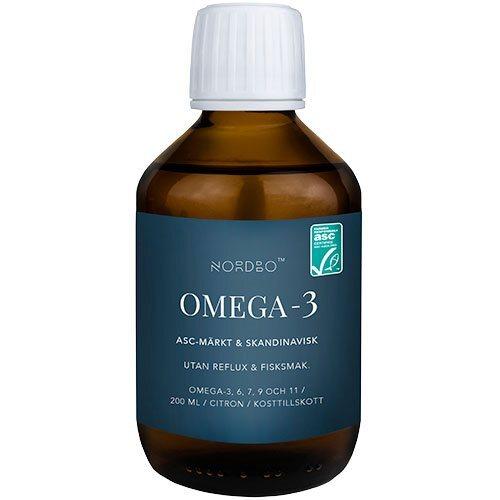 Nordbo Omega 3 Fiskeolie 200ml - Kvalitet fra Danmark