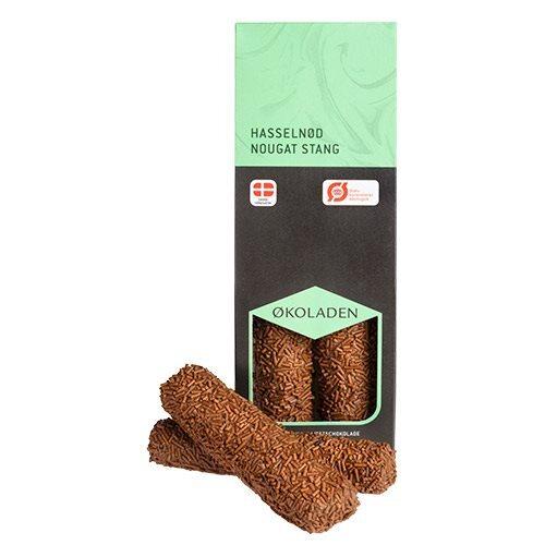økoladen Nougat Stang Hasselnød ø 75g