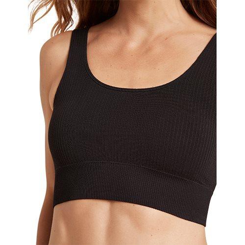 Boody Ribbed Seamless Bra Sort Str L
