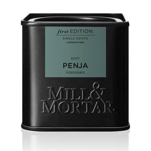 Mill & Mortar Sort Peber Penja 50g - Krydderi til Madlavning