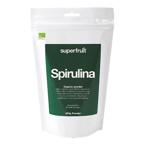 Superfruit Spirulina Pulver Økologisk 400g - Skønhed fra Naturen