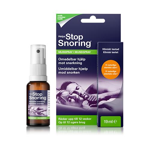 Hjælp mod Snorken Spray 19ml - Effektiv Løsning!
