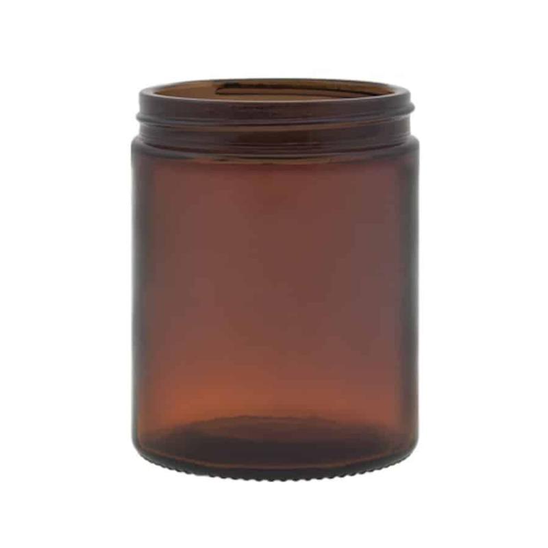 180 Ml  Brun Glasbøtte   Uden Låg   Sv63 R3