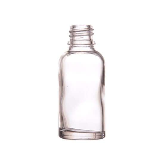 30 Ml  Klar Glasflaske   Din18