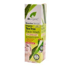 Dr Organic Face Wash Tea Tree 200 Ml