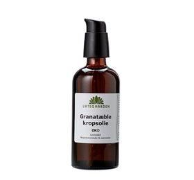 Urtegaarden Granatæblekropsolie øko Lavendel 100ml