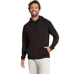 Boody Men? S Weekend Pullover Hoodie Sort Str L Bull 1stk X