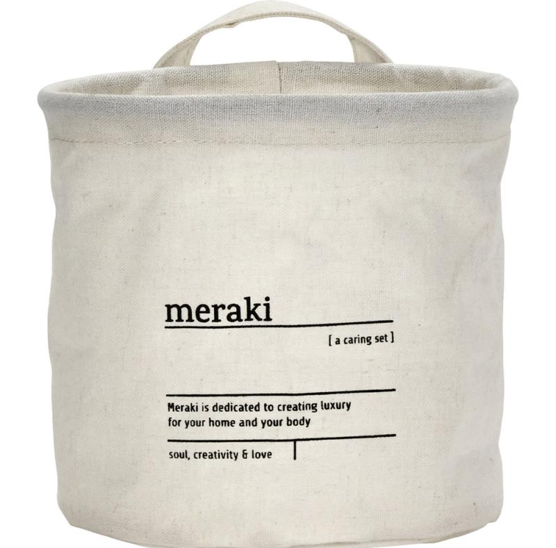 Meraki Opbevaringskurv Mkcaring Hvid