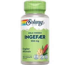 Solaray Ingefærrod  100kap