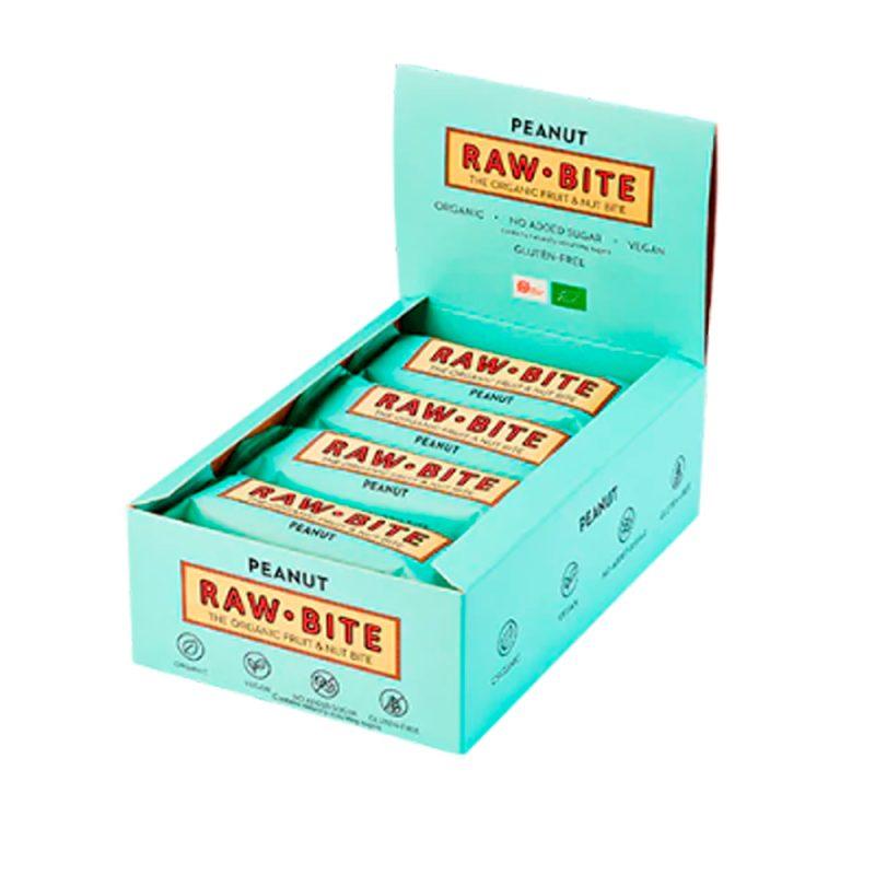 Rawbite Peanut Bull 50 G Køb 12 Stykker Spar 10