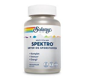 Solaray Spektro Multi Vita Min Med Urter Og Sporstoffer 100 Kap