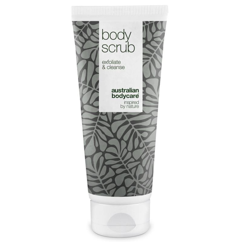 Body Scrub Til Bumser Og Uren Hud På Kroppen ?  Eksfoliering Med 100  Naturlig Tea Tree Oil   Også Til Intim Brug   Tea Tree Oil