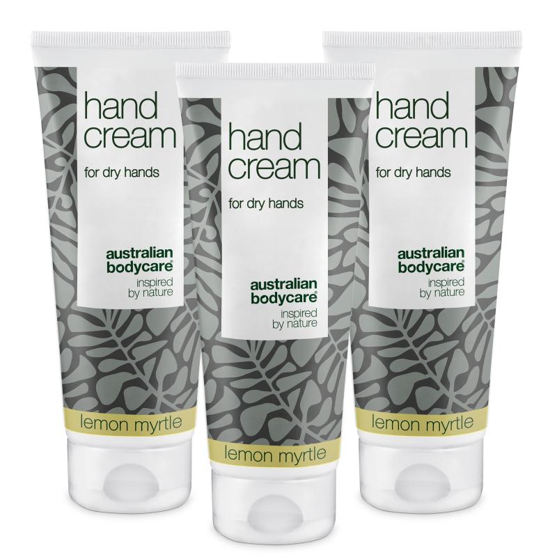3x Håndcreme Med Lemon Til Tørre Hænder ?  Daglig Behandling Af Tør  Revnet Og Kløende Hud På Hænderne
