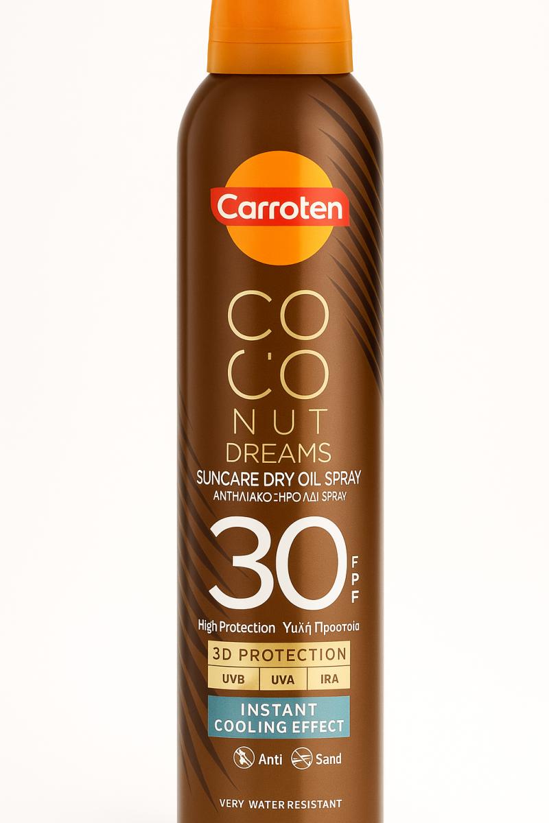 Carroten Carroten Coconut Dreams Suncare Dry Oil Spray Spf 30